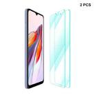 For Xiaomi Poco C50 2pcs ENKAY Hat-Prince 0.26mm 9H 2.5D High Aluminum-silicon Tempered Glass Film - 1