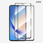 For Samsung Galaxy A34 5G 2pcs ENKAY Hat-Prince Full Glue High Aluminum-silicon Tempered Glass Film - 1