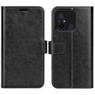 For Xiaomi Redmi 12C R64 Texture Horizontal Flip Leather Phone Case(Black) - 1