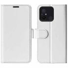 For Xiaomi Redmi 12C R64 Texture Horizontal Flip Leather Phone Case(White) - 1