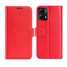 For Motorola Moto G13 R64 Texture Horizontal Flip Leather Phone Case(Red) - 1