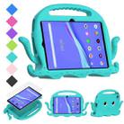 For Lenovo M10 Plus TB-X606 10.3 Octopus Style EVA PC Tablet Case(Glacial Green) - 1