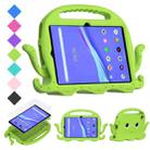 For Lenovo M10 Plus TB-X606 10.3 Octopus Style EVA PC Tablet Case(Grass Green) - 1
