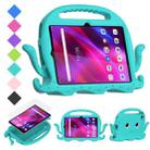 For Lenovo K10 TB-X6C6F 10.3 Octopus Style EVA PC Tablet Case(Glacial Green) - 1