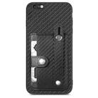 For  iPhone 6 Plus / 6s Plus Wristband Kickstand Card Wallet Back Cover Phone Case with Tool Knife(Black) - 1