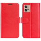 For Motorola Moto G32 R64 Texture Horizontal Flip Leather Phone Case(Red) - 1