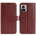 For Motorola Moto X30 Pro R64 Texture Horizontal Flip Leather Phone Case(Brown) - 1