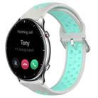 For Amazfit GTR 2 22mm Perforated Breathable Sports Silicone Watch Band(Grey+Water Duck) - 1