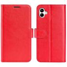 For Samsung Galaxy A04 R64 Texture Horizontal Flip Leather Phone Case(Red) - 1