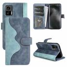 For Motorola Edge 30 Lite Stitching Horizontal Flip Leather Phone Case(Blue) - 1