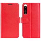 For Sony Xperia 5 IV R64 Texture Horizontal Flip Leather Phone Case(Red) - 1