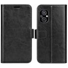 For Xiaomi Poco M5 4G R64 Texture Horizontal Flip Leather Phone Case(Black) - 1