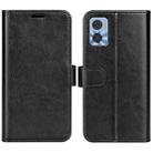 For Motorola Moto E22 / E22i R64 Texture Horizontal Flip Leather Phone Case(Black) - 1