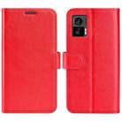 For Motorola Edge 30 Lite R64 Texture Horizontal Flip Leather Phone Case(Red) - 1