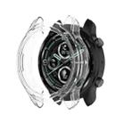 For Ticwatch Pro X TPU Color Transparent Half Wrapped Protective Shell(Transparent) - 1