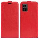 For Motorola Edge 30 Lite R64 Texture Vertical Flip Leather Phone Case(Red) - 1