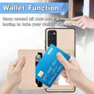 For Samsung Galaxy S20 FE Carbon Fiber Magnetic Card Wallet Bag Phone Case(Black) - 5