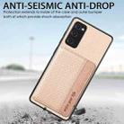 For Samsung Galaxy S20 FE Carbon Fiber Magnetic Card Wallet Bag Phone Case(Black) - 7