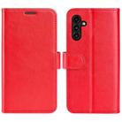 For Samsung Galaxy A14 5G R64 Texture Horizontal Flip Leather Phone Case(Red) - 1