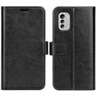 For Nokia G60 R64 Texture Horizontal Flip Leather Phone Case(Black) - 1