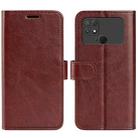 For Xiaomi Poco C40 R64 Texture Horizontal Flip Leather Phone Case(Brown) - 1