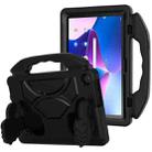 For Lenovo Tab M10 3rd Gen 10.1 TB-328 Thumb Bracket EVA Shockproof Tablet Case(Black) - 1