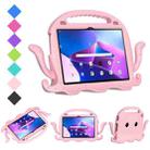 For Lenovo Tab M10 3rd Gen 10.1 TB-328 Octopus Style EVA Hard PC Shockproof Tablet Case with Strap(Pink) - 1