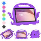 For Lenovo Tab M9 2023 Octopus Style EVA Hybrid PC Shockproof Tablet Case with Strap(Purple) - 1