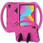 For TCL Tab 8 LE 2023 / Tab 8 2022 EVA Shockproof Tablet Case with Holder(RoseRed) - 1