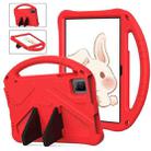 For TCL Tab 10 Gen2 10.36 2023 EVA Shockproof Tablet Case with Holder(Red) - 1