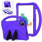 For TCL Tab 10 Gen2 10.36 2023 EVA Shockproof Tablet Case with Holder(Purple) - 1