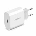 NORTHJO NOPD2000 PD 20W USB-C / Type-C Single Port Fast Wall Charger, Plug Type:EU Plug(White) - 1