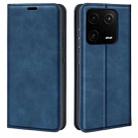For Xiaomi 13 Pro Retro-skin Magnetic Suction Leather Phone Case(Dark Blue) - 1