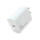 NORTHJO NOPD2501 PD 25W USB-C / Type-C Single Port Fast Charger, Plug Type:US Plug(White) - 1