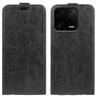 For Xiaomi 13 Pro R64 Texture Vertical Flip Leather Phone Case(Black) - 1