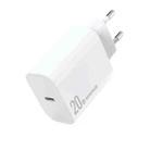 NORTHJO NOPD2001 PD 20W USB-C / Type-C Single Port Fast Charger, Plug Type:EU Plug(White) - 1