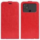 For Xiaomi Poco C40 R64 Texture Vertical Flip Leather Phone Case(Red) - 1