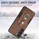 For Samsung Galaxy S20 Ultra Retro Skin-feel Ring Card Wallet Phone Case(Brown) - 3