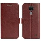 For Nokia C21 R64 Texture Horizontal Flip Leather Phone Case(Brown) - 1