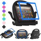 For Amazon Kindle Fire HD10 2021 Octopus Style EVA + PC Tablet Case with Strap(Black) - 1