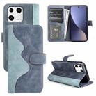 For Xiaomi 13 Stitching Horizontal Flip Leather Phone Case(Blue) - 1