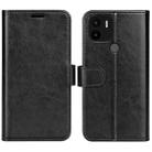 For Xiaomi Redmi A1+ R64 Texture Horizontal Flip Leather Phone Case(Black) - 1