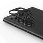 For Samsung Galaxy S23 Ultra 5G  ENKAY Hat-Prince Aluminium Alloy Camera Lens Protector Full Cover(Black) - 1