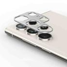 For Samsung Galaxy S23 Ultra 5G  ENKAY Hat-Prince Aluminium Alloy Camera Lens Protector Full Cover(Silver) - 1
