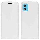 For TCL 305i R64 Texture Vertical Flip Leather Phone Case(White) - 1