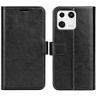 For Xiaomi 13 R64 Texture Horizontal Flip Leather Phone Case(Black) - 1