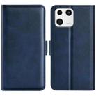 For Xiaomi 13 Dual-side Magnetic Buckle Horizontal Flip Leather Phone Case(Dark Blue) - 1