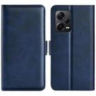 For Xiaomi Redmi Note 12 Pro+ Dual-side Magnetic Buckle Horizontal Flip Leather Phone Case(Dark Blue) - 1