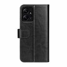 For Xiaomi Redmi Note 12 4G Global R64 Texture Horizontal Flip Leather Phone Case(Black) - 3