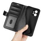 For Xiaomi Redmi Note 12 4G Global R64 Texture Horizontal Flip Leather Phone Case(Black) - 6